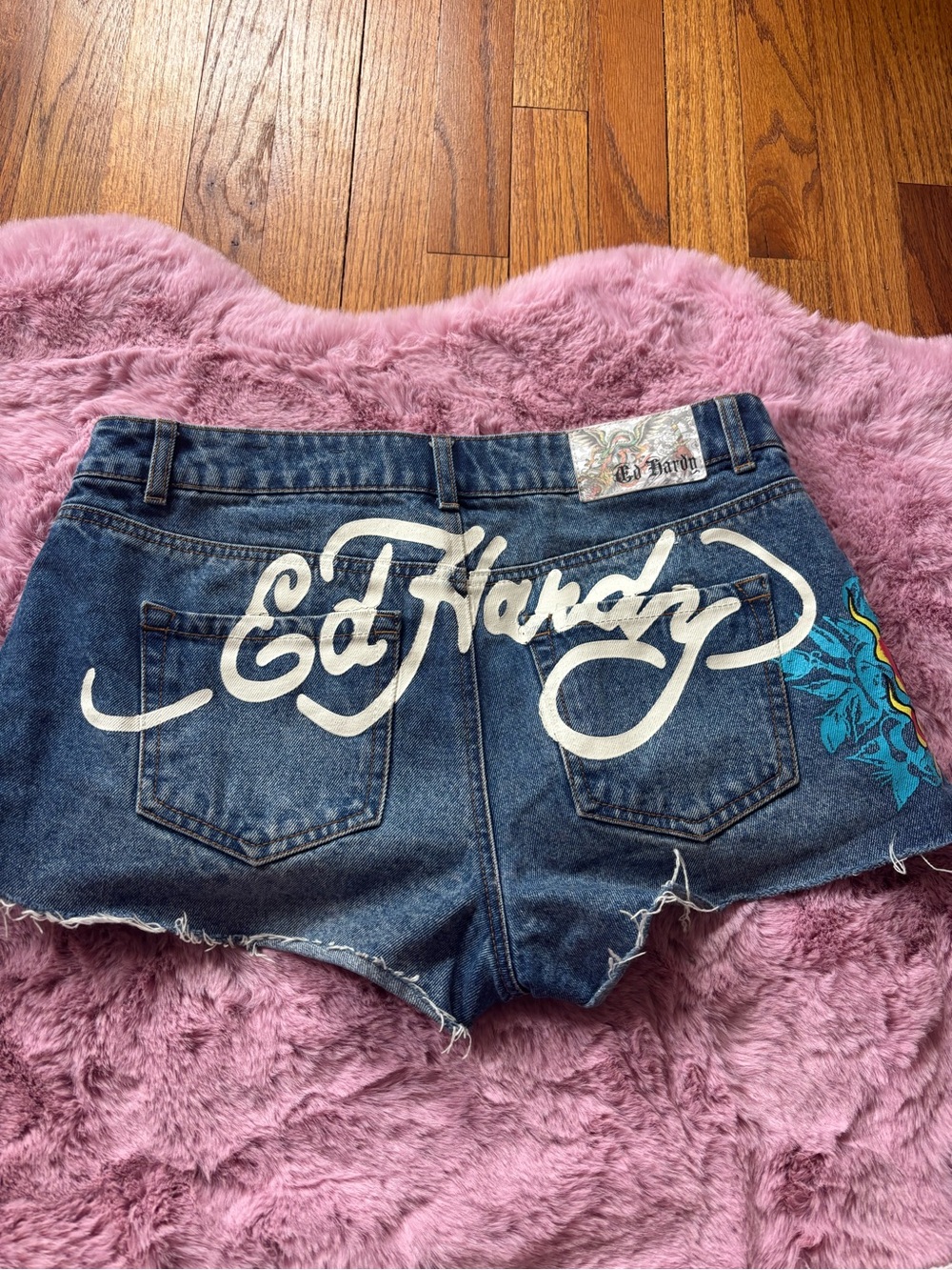 Ed Hardy denim shorts